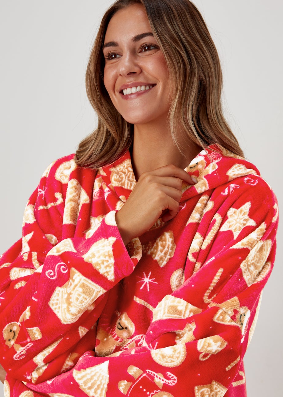 Red Gingerbread Snuggle Hoodie