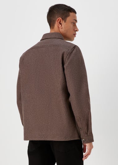 Brown Grindle Shacket