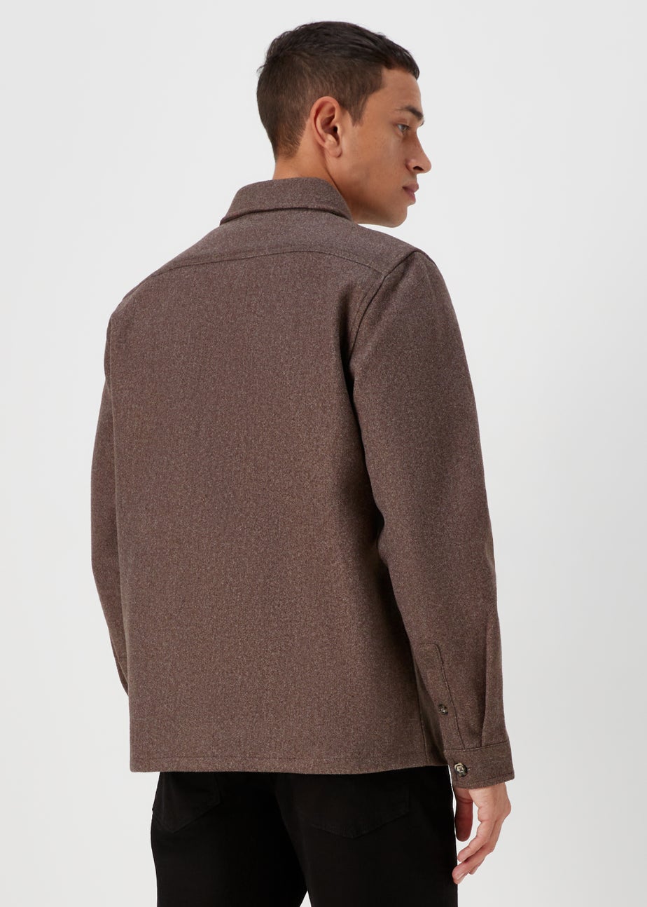 Brown Grindle Shacket