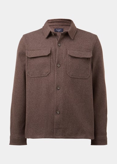 Brown Grindle Shacket