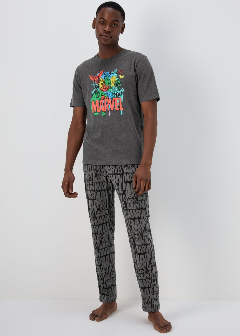 Grey Marvel Pyjama Set