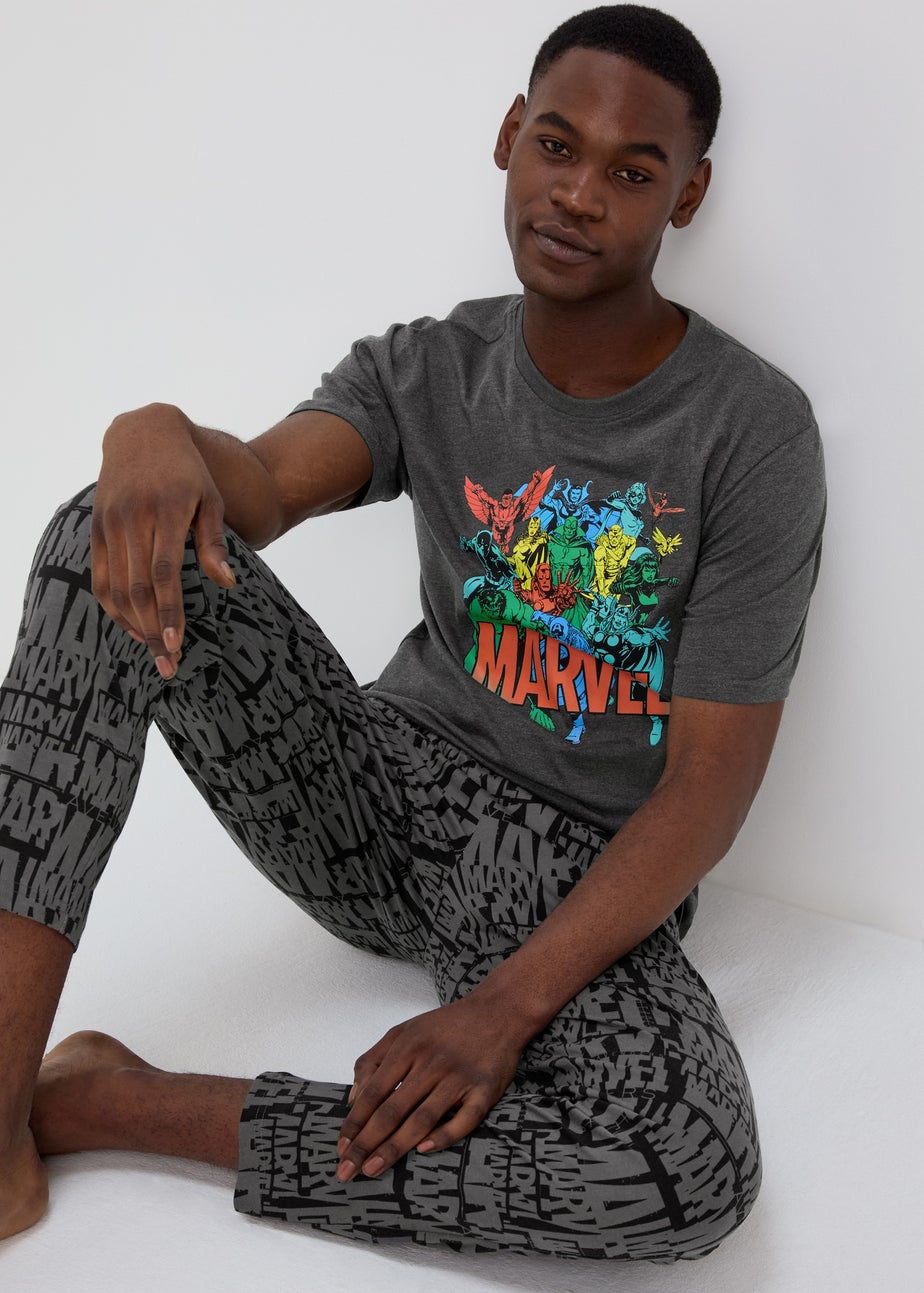 Grey Marvel Pyjama Set