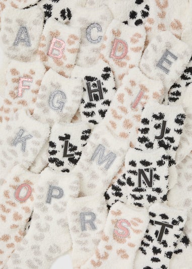 Multicoloured Initial Sock Gift Box