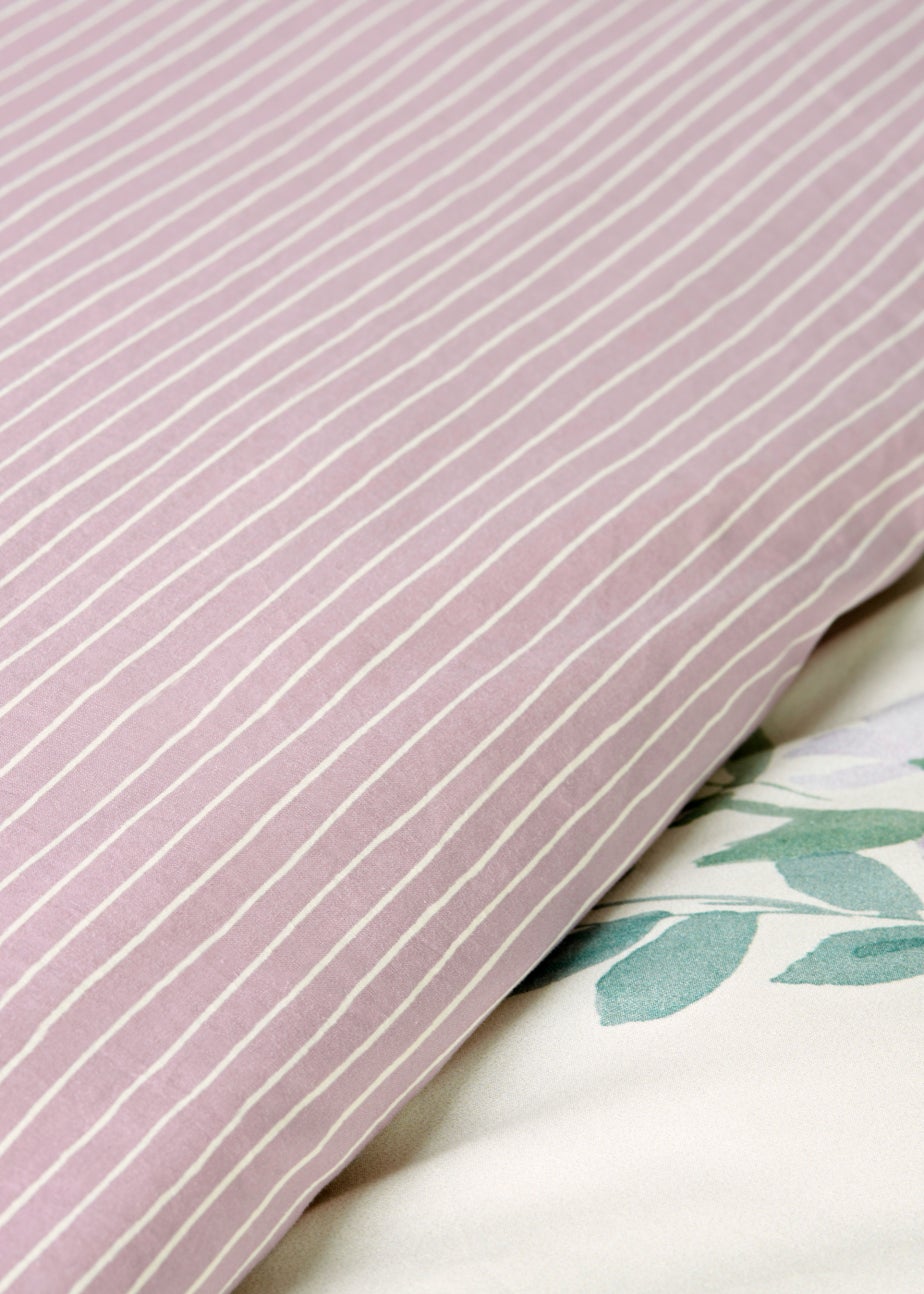 Multicoloured Trailing Floral 100% Cotton Reversible Duvet Cover