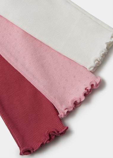 Baby 3 Pack Multicoloured Winter Berry Leggings (Newborn-23mths)