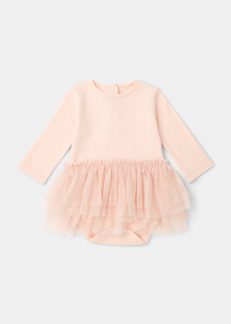 Baby Pink Tutu Dress (Newborn-18mths)