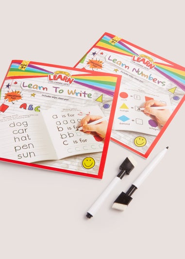 Kids 2 in 1 Learn Skills Pack (19.5cm x 19.5cm x 2cm)