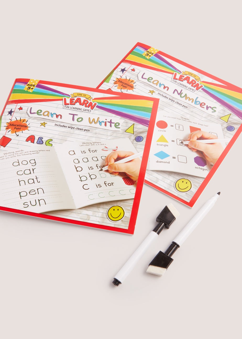 Kids 2 in 1 Learn Skills Pack (19.5cm x 19.5cm x 2cm)