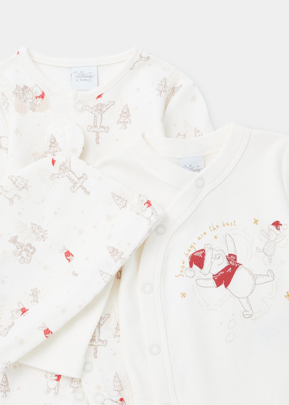 Baby 3 Piece Disney Winnie the Pooh Christmas Set (Newborn-12mths)