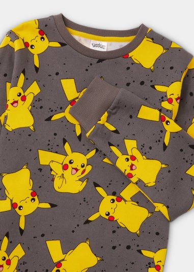 Kids Grey Pokémon Sweatshirt (5-12yrs)