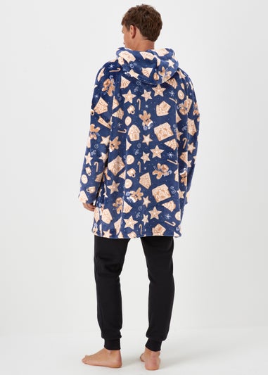 Navy Gingerbread Snuggle Hoodie