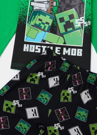 Kids Green Minecraft Pyjama Set (5-12yrs)