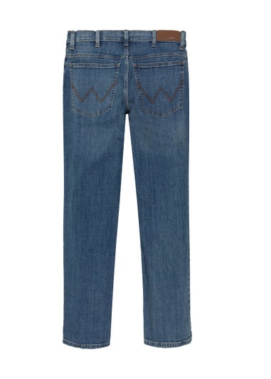 Wrangler Blue Straight Fit Jeans