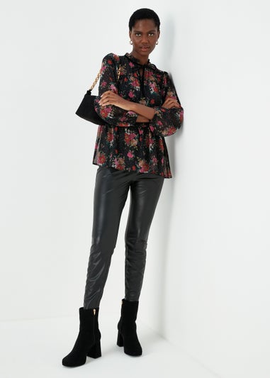 Multicoloured Floral Print Blouse