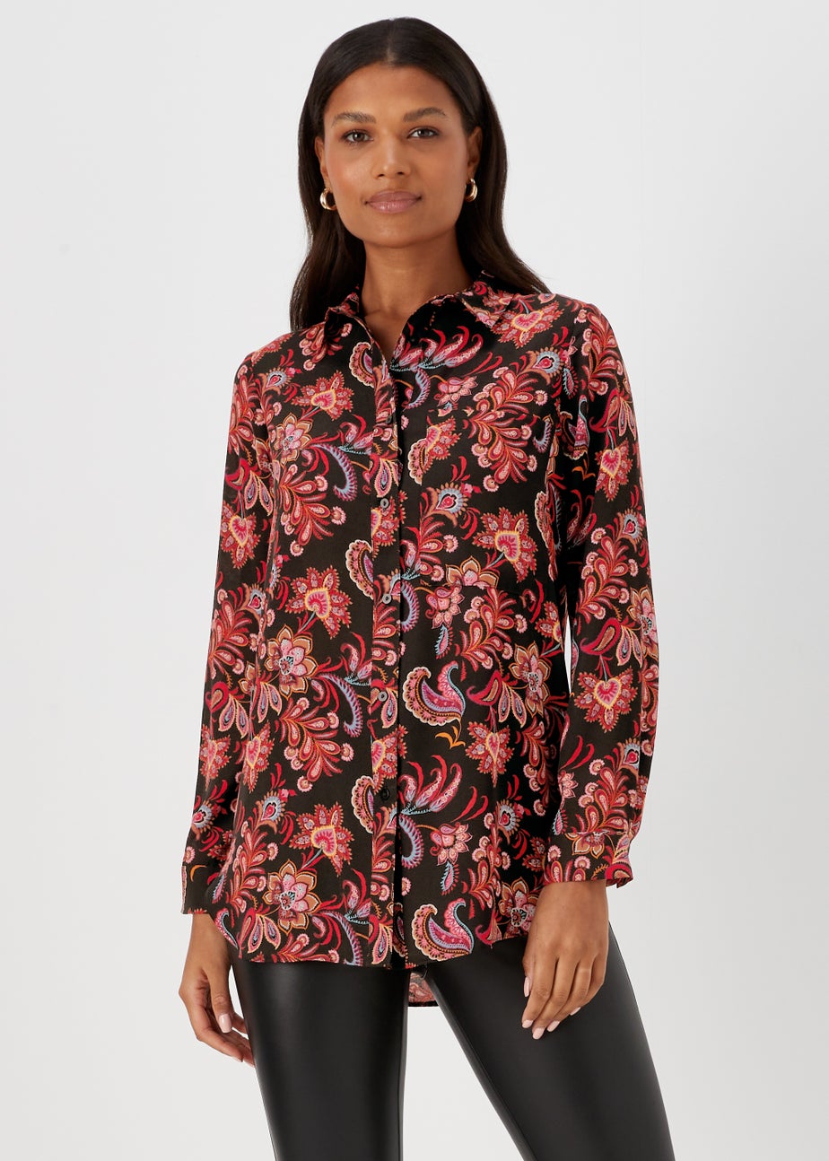 Multicoloured Paisley Print Shirt
