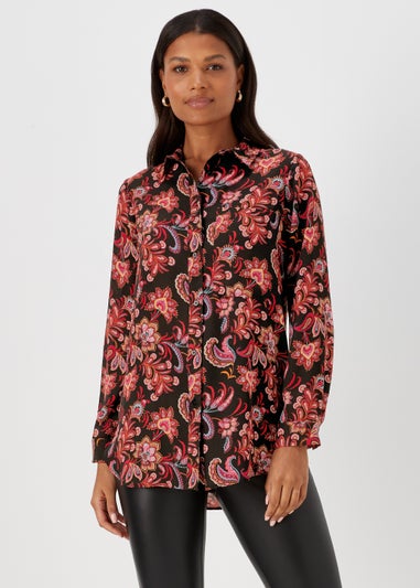 Multicoloured Paisley Print Shirt