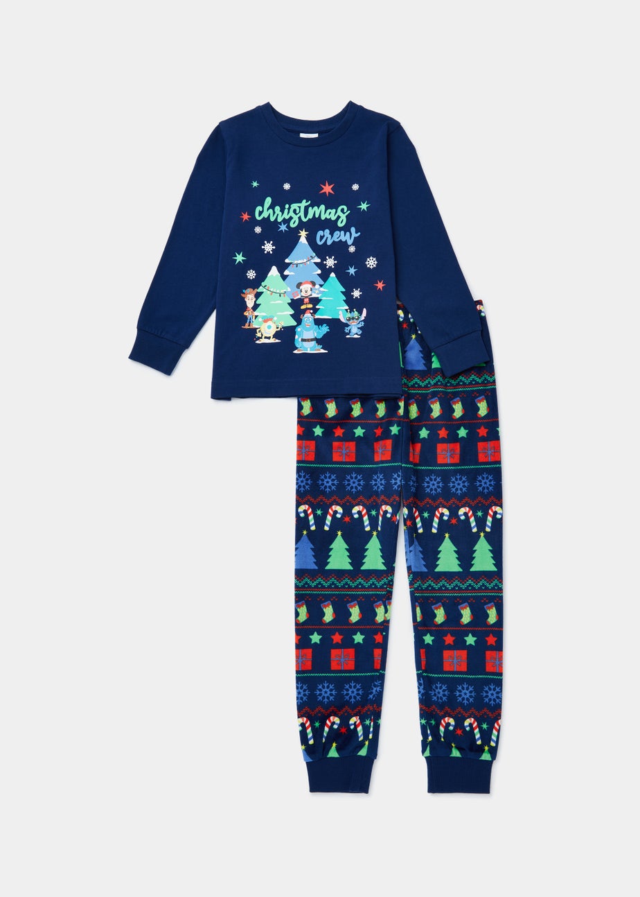 Kids Navy Mickey Mouse Pyjama Set (4-12yrs)