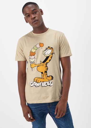 Stone Garfield Print T-Shirt