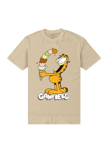 Stone Garfield Print T-Shirt