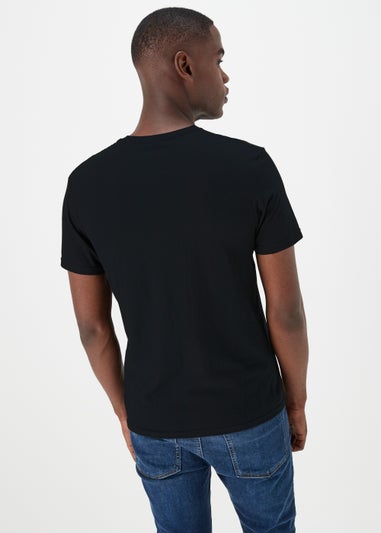 Black Mortal Kombat Print T-Shirt