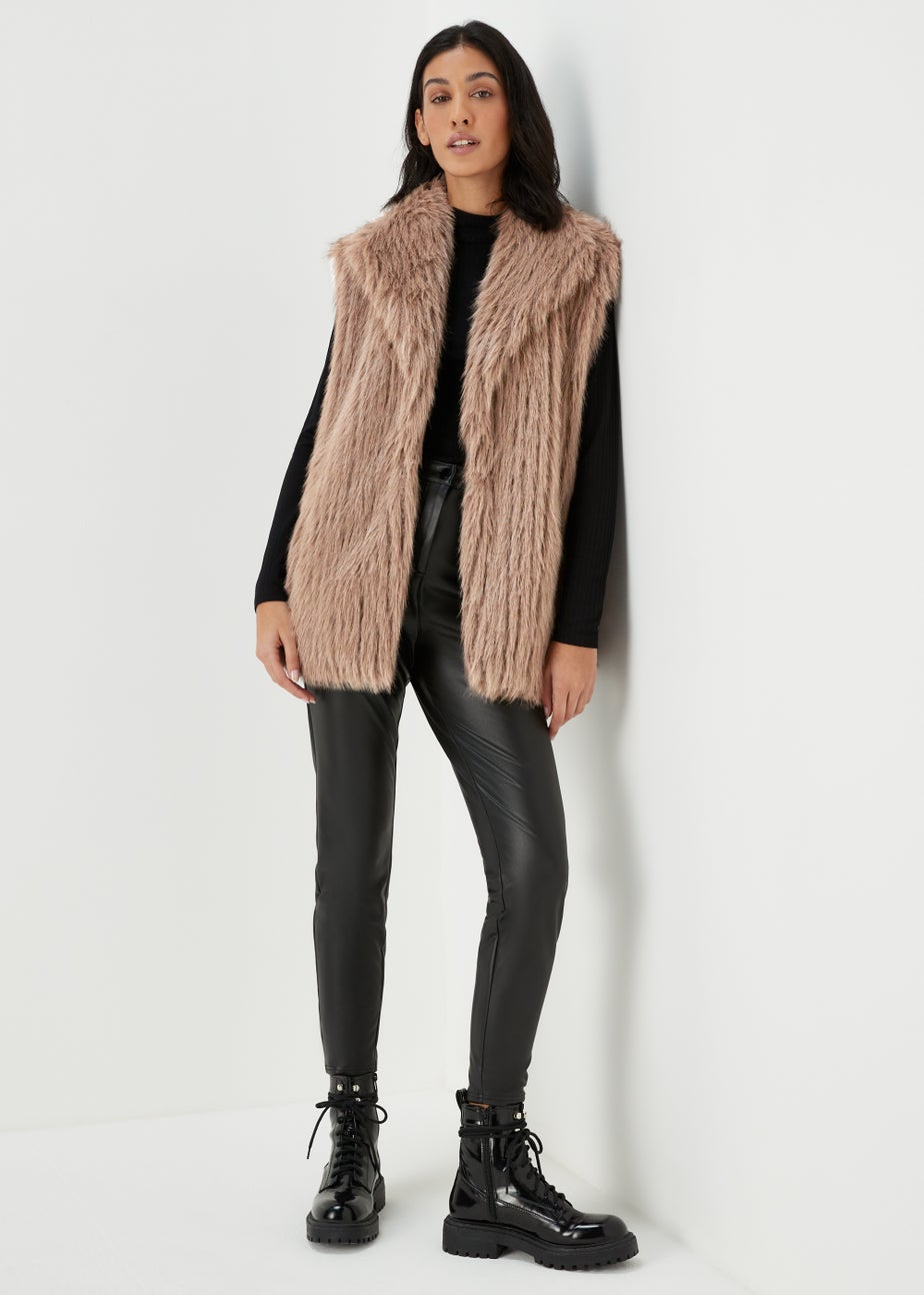 Cream Faux Fur Gilet