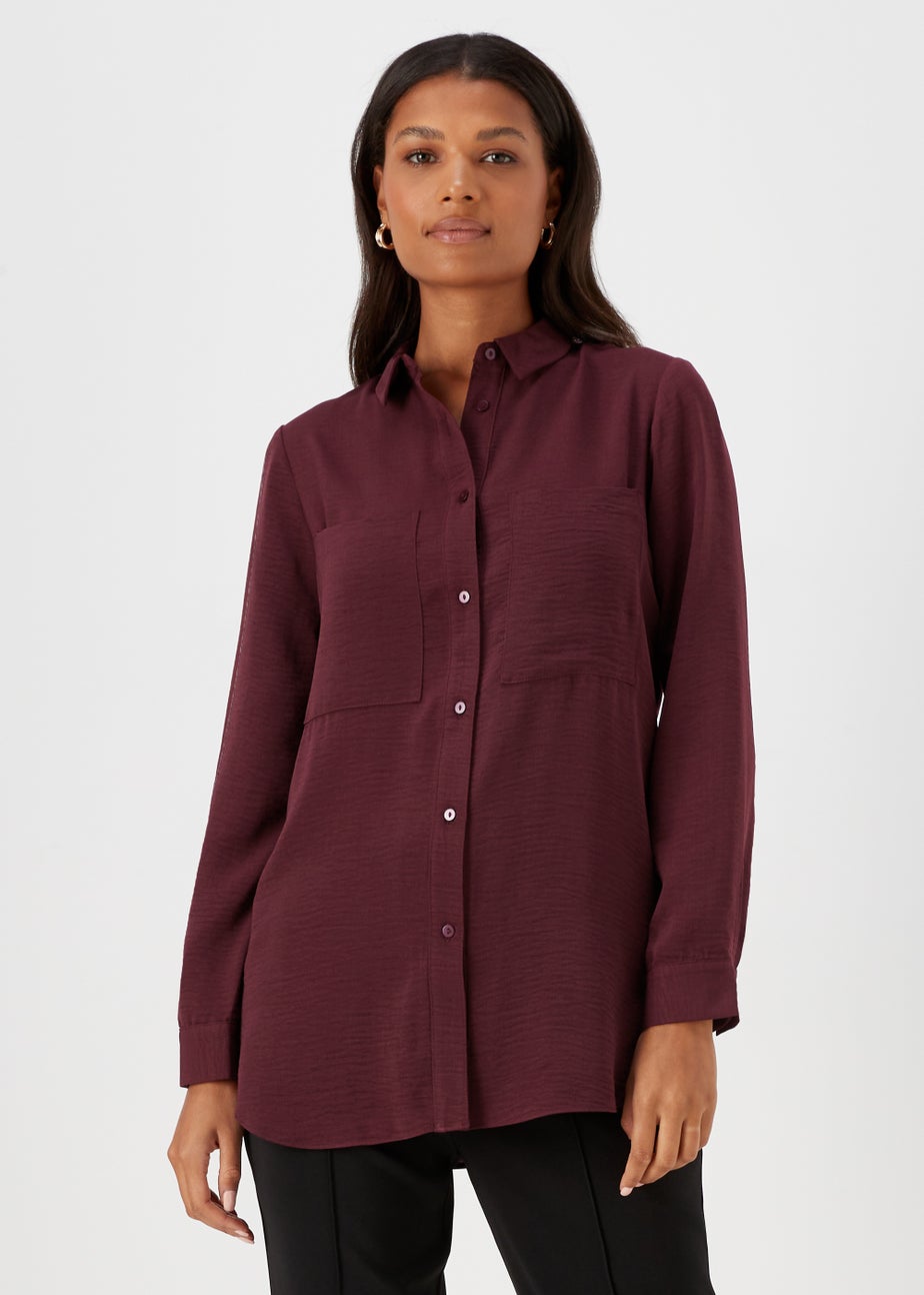 lulus burgundy long sleeve dress MSW9164238 Cinch Women's Long Sleeve Western Button Shirt - Burgundy P main image 0