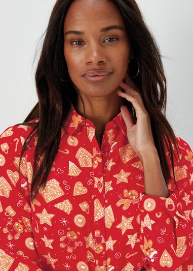 Red Gingerbread Christmas Shirt