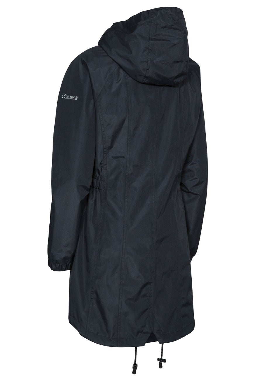 Trespass Daytrip Black Waterproof Lightweight Jacket