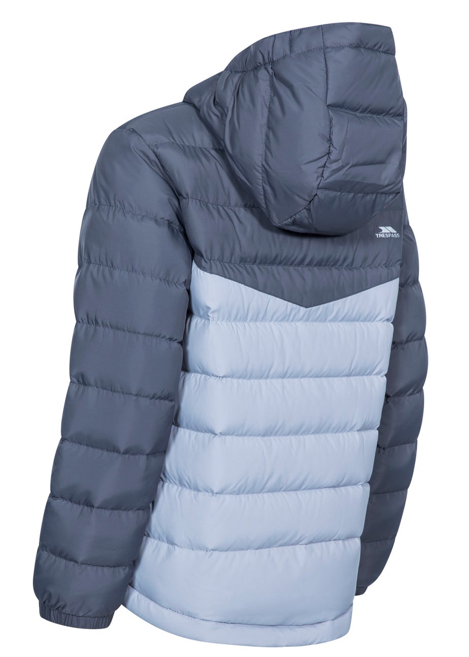 Kids Trespass Grey Oskar Padded Jacket (2-12yrs)