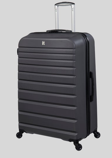 IT Luggage Dark Grey Navigator Hard Shell Suitcase
