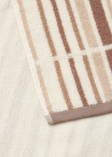 Neutral Skinny Stripe Towels
