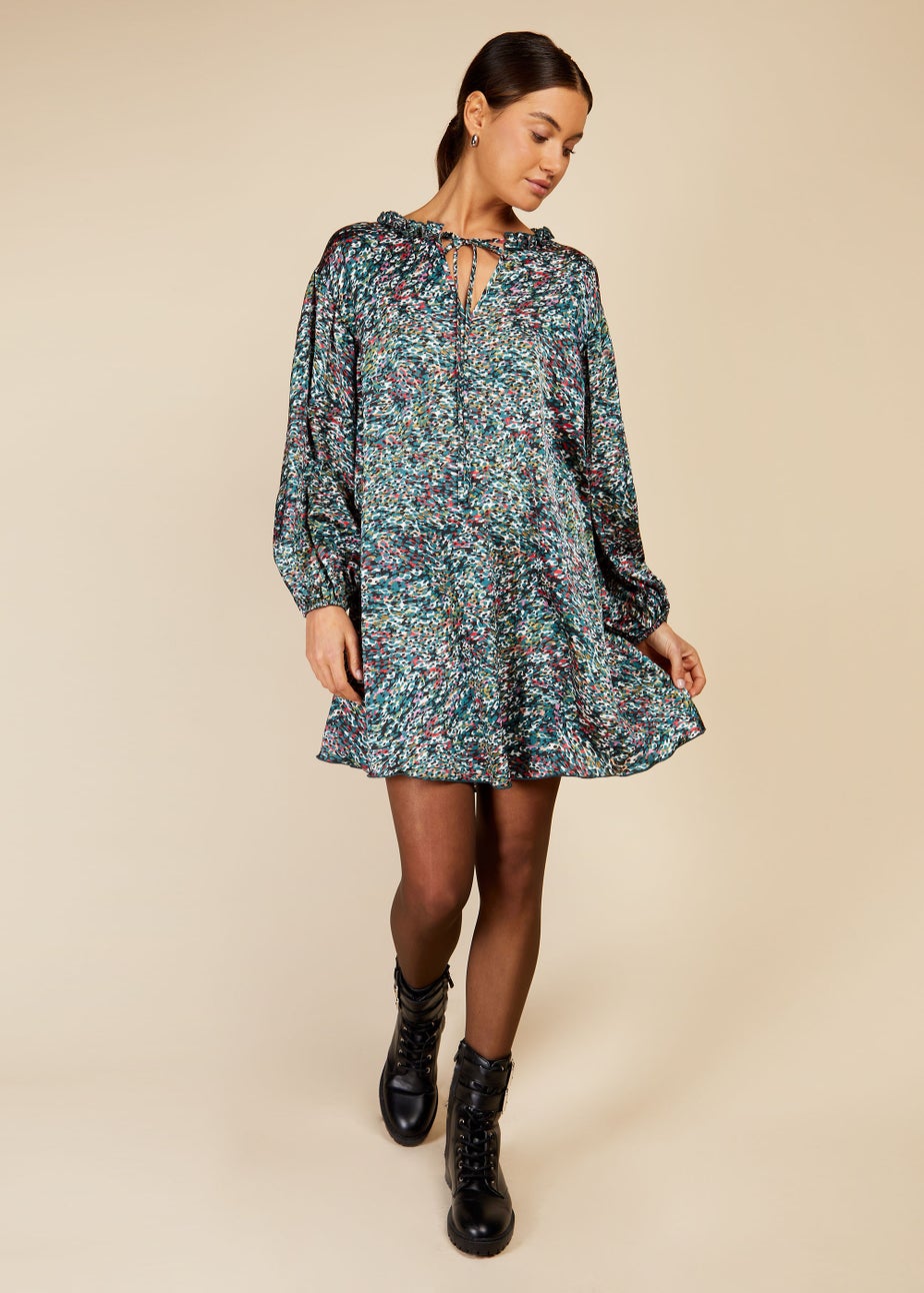 Little Mistress Multicoloured Print Mini Dress