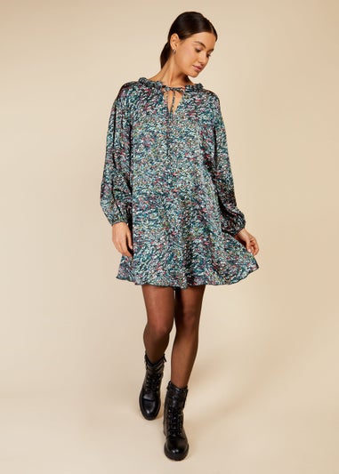 Little Mistress Multicoloured Print Mini Dress