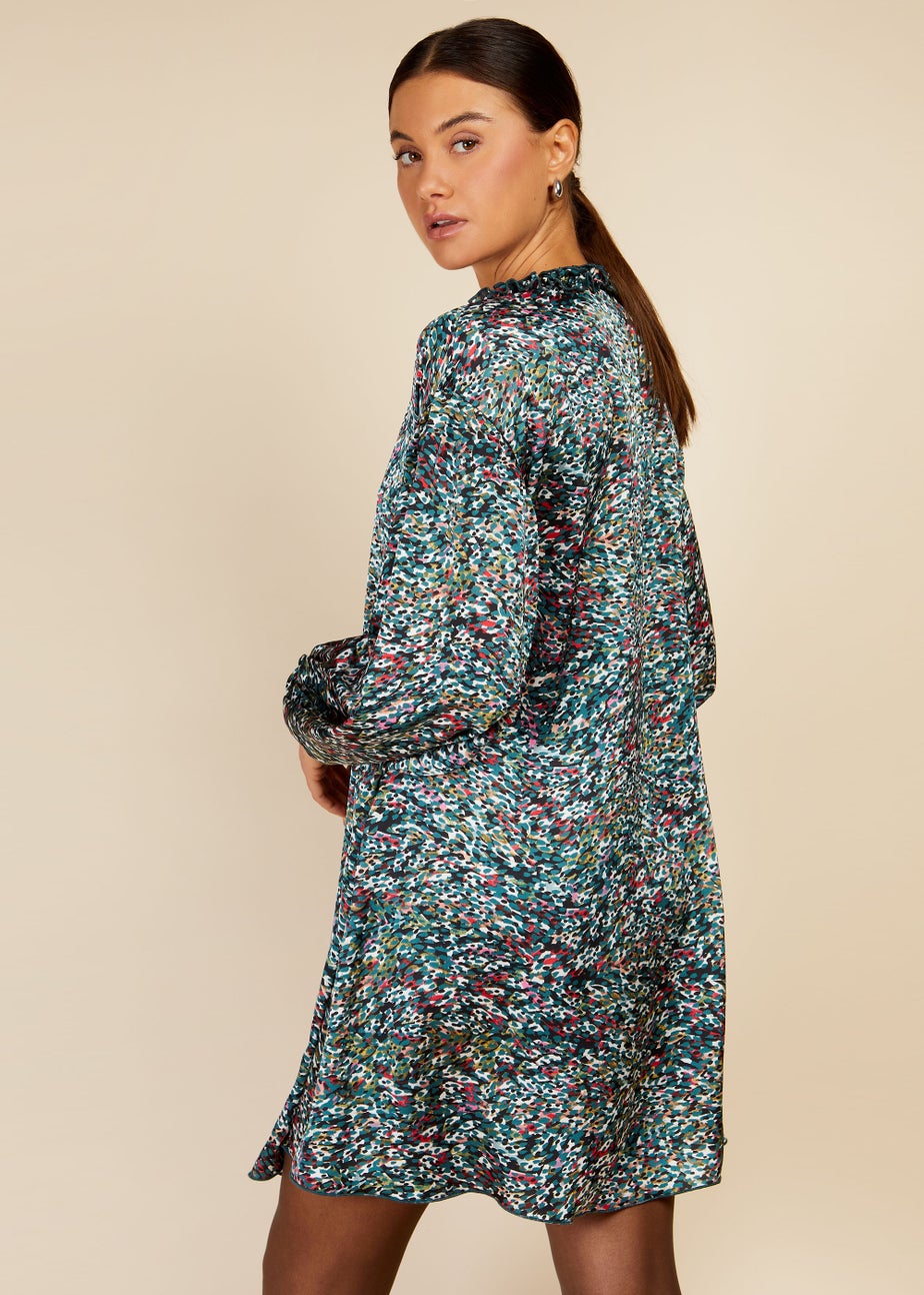 Little Mistress Multicoloured Print Mini Dress