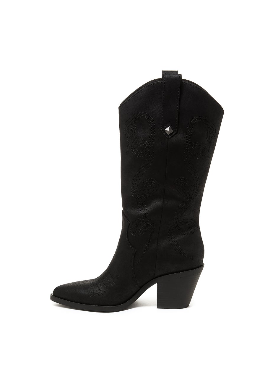 Rocket Dog Feria Black Cowboy Boots