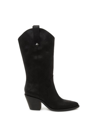 Rocket Dog Feria Black Cowboy Boots