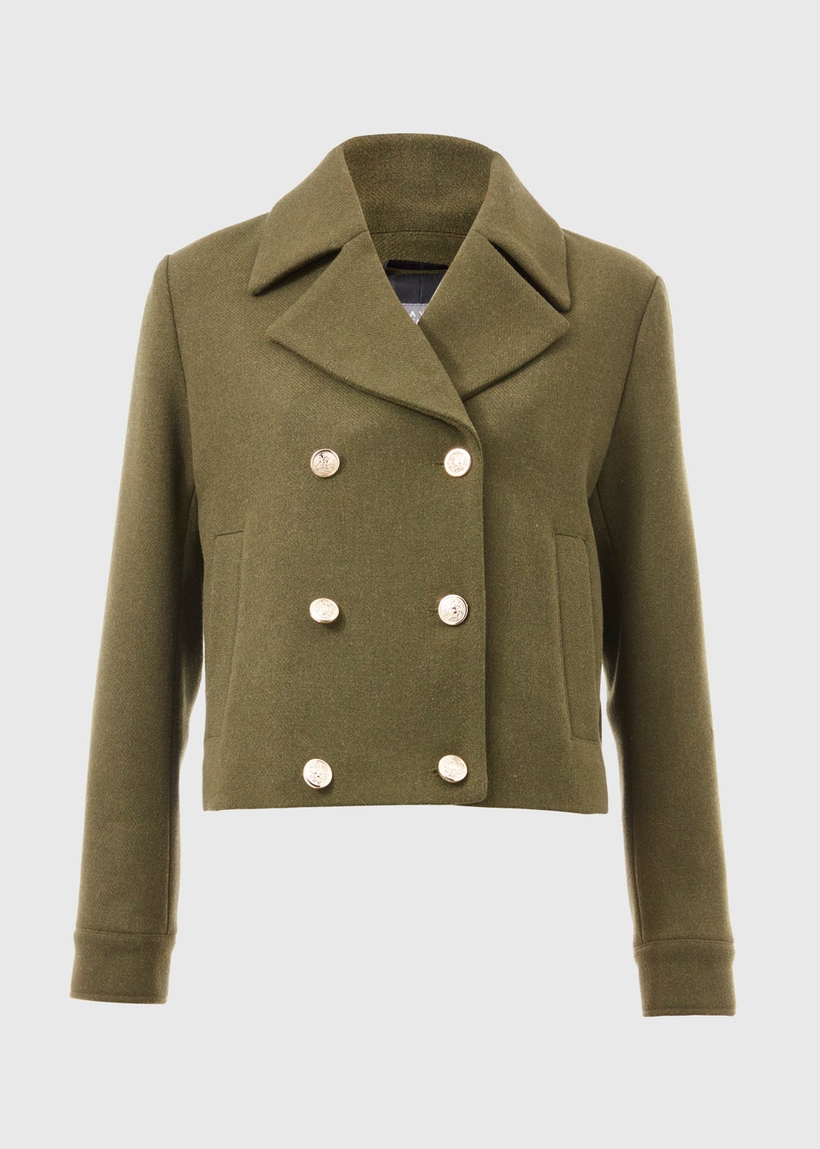 Khaki Military Coat