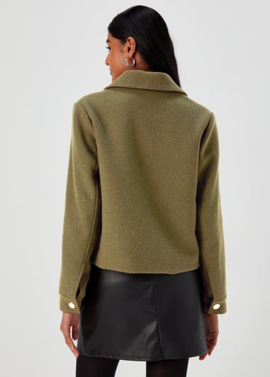 Khaki Military Coat