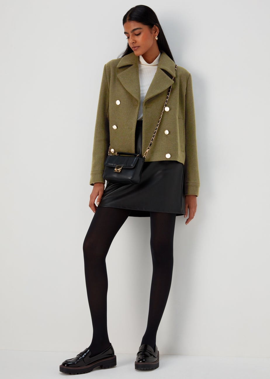Khaki Military Coat