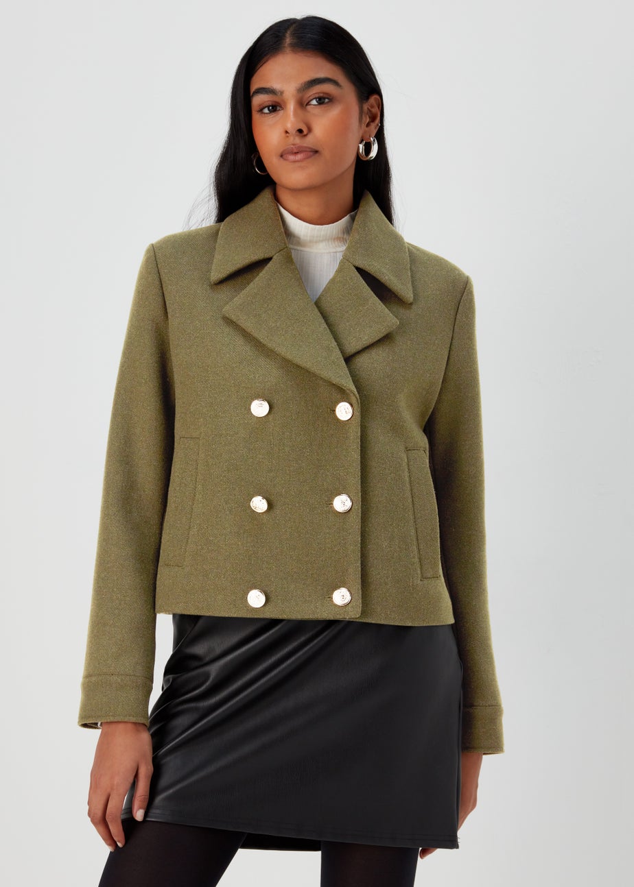 Khaki Military Coat