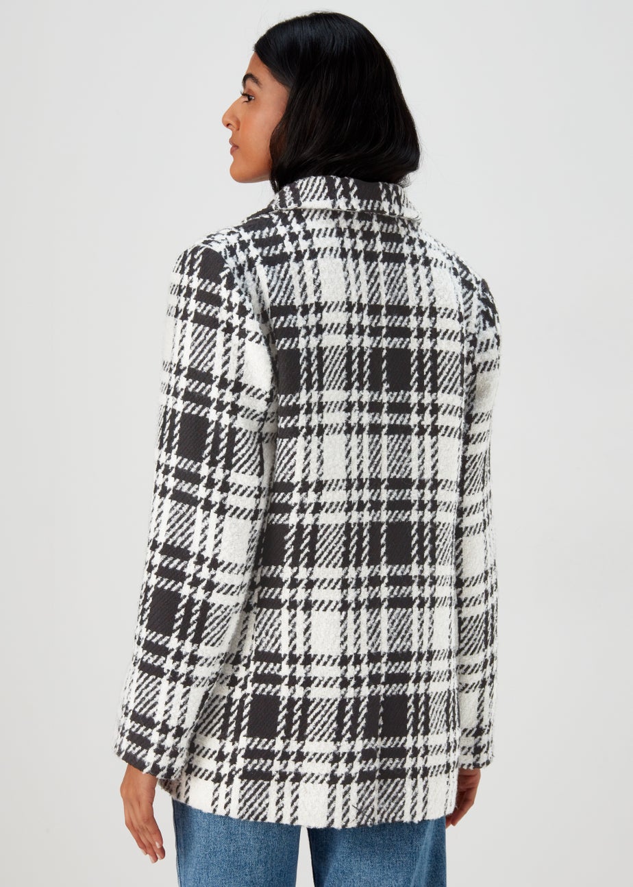 Black & White Check Blazer