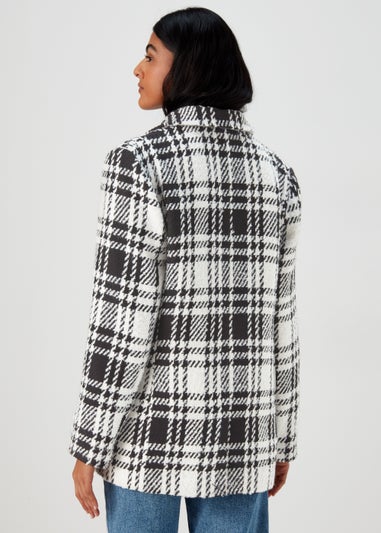 Black & White Check Blazer