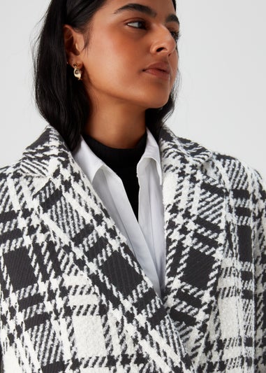 Black & White Check Blazer