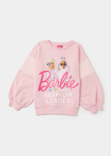 Kids Pink Barbie Sweatshirt (4-10yrs)