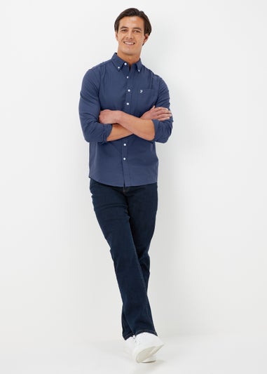 Farah Blue Drayton Long Sleeve Shirt