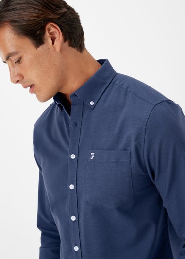 Farah Blue Drayton Long Sleeve Shirt