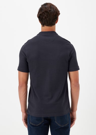 Farah Cove Navy Short Sleeve Polo Shirt