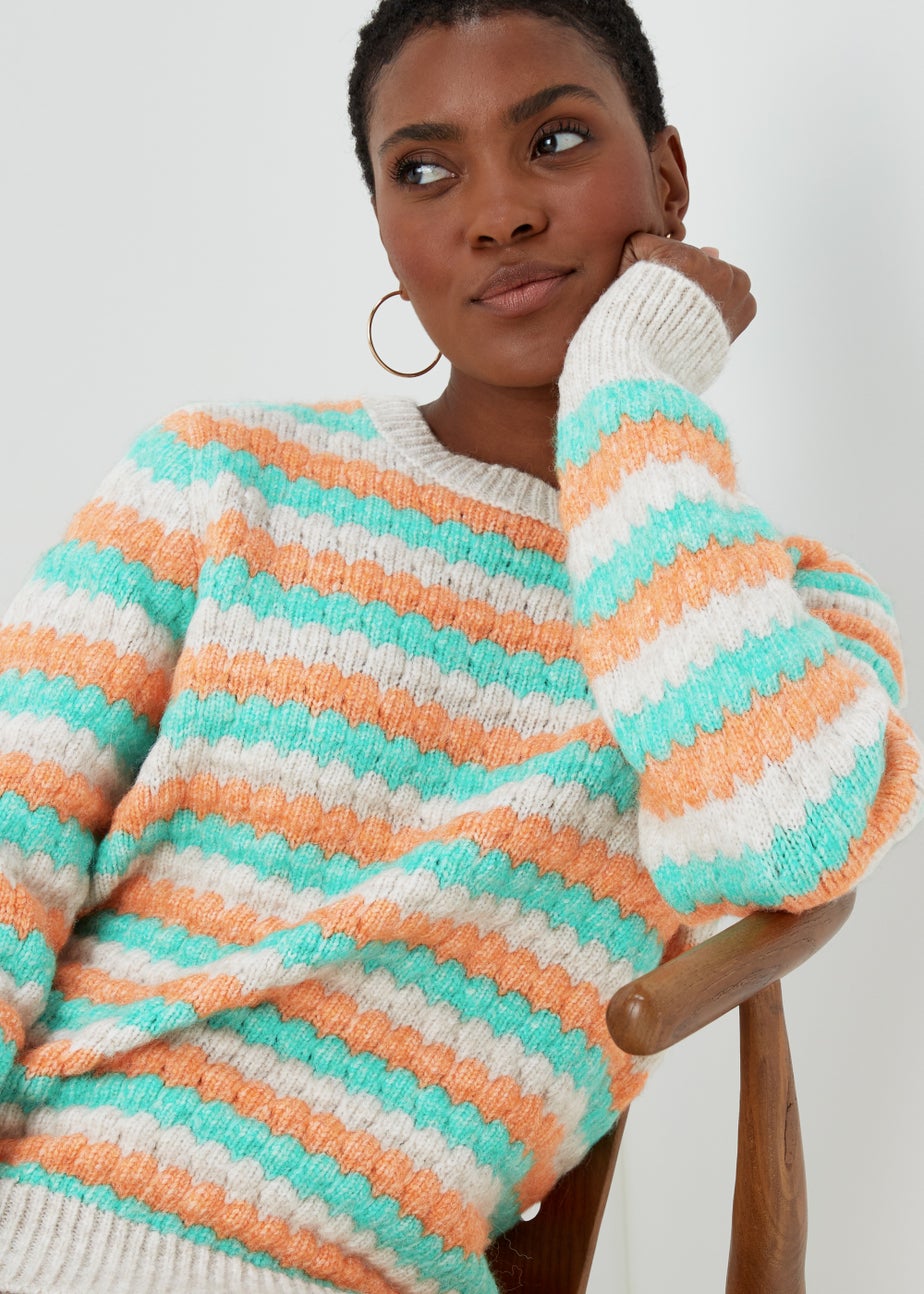 Multicoloured Stripe Jumper