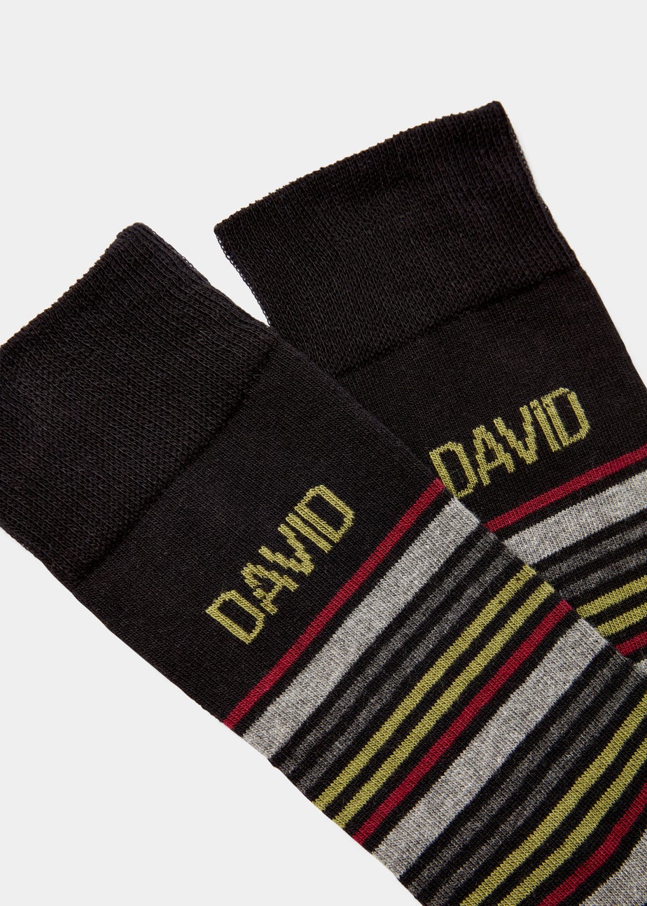 Multicoloured David Name Socks