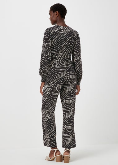 Et Vous Black Print Co-Ord Trousers